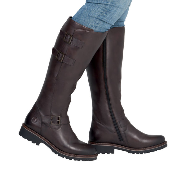 Remonte R6590-25 (Dark Brown) - Women's
