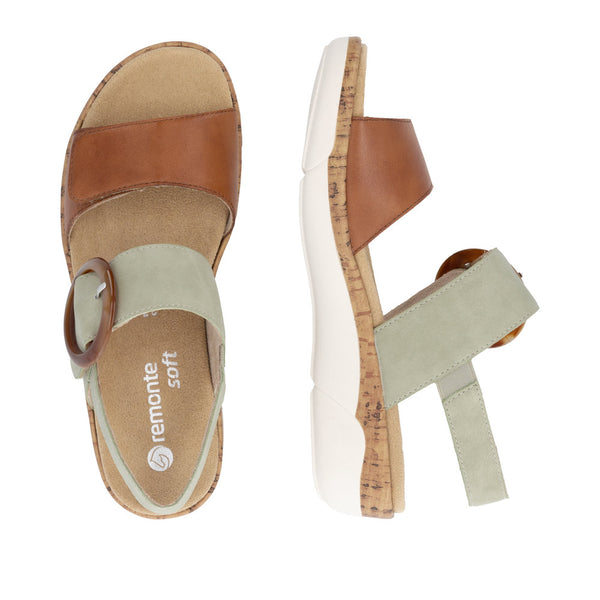 Remonte R6853-24 (Brown/Green) - Women's
