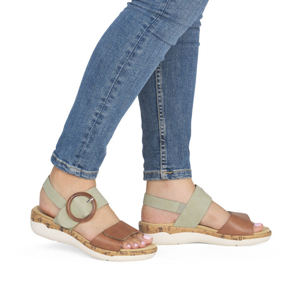 Remonte R6853-24 (Brown/Green) - Women's