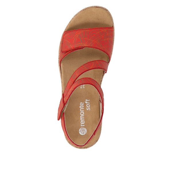 Remonte R6860-33 (Red) - Women's