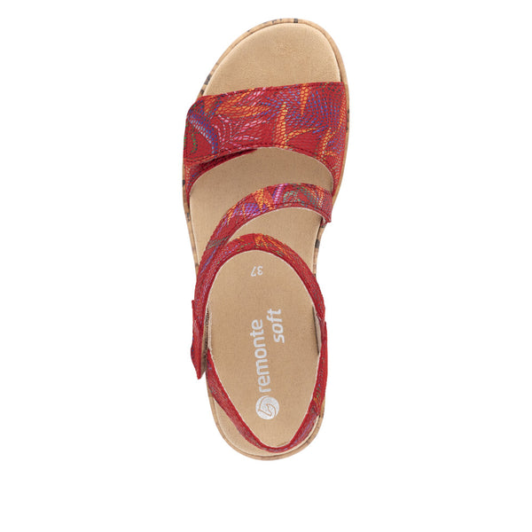 Remonte R6860-90 (Red multi) - Women's