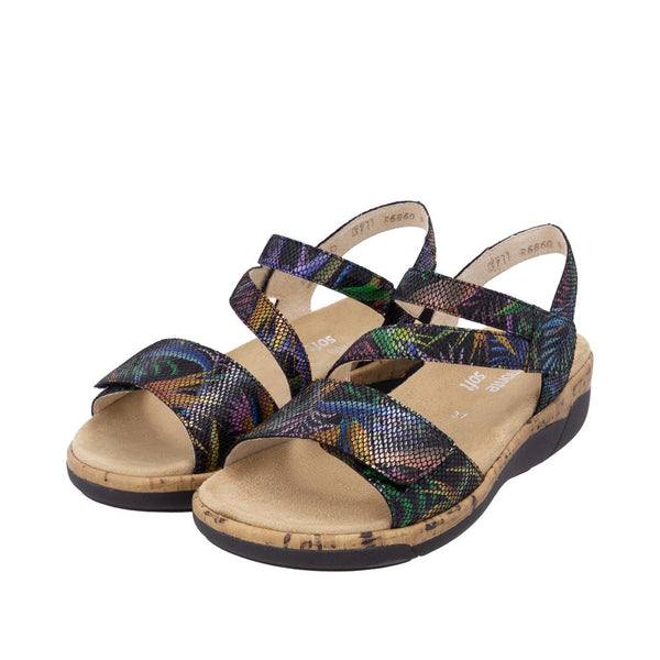 Remonte R6860-91 (Black multi) - Women's