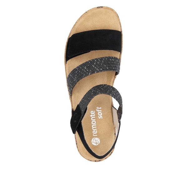 Remonte R6861-02 (Black) - Women's