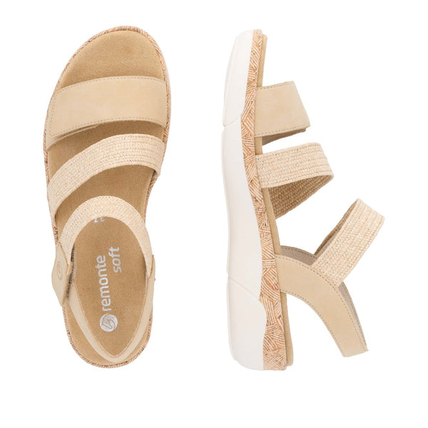 Remonte R6861-20 (Beige) - Women's