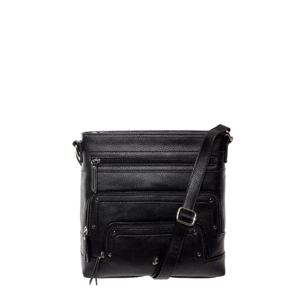 La Diva R9184 STL Handbag (Black) - Women's