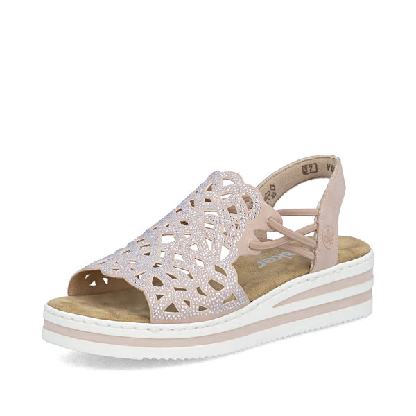 Rieker V0241-31 (Rose Gold) - Women's