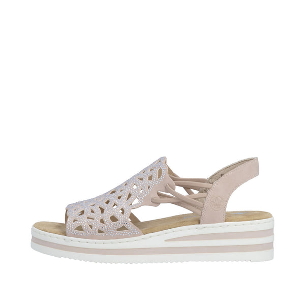 Rieker V0241-31 (Rose Gold) - Women's