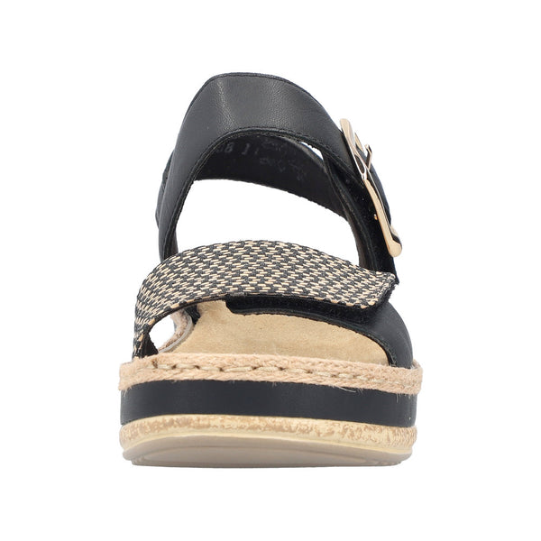 Rieker V0951-00 (Black) - Women's