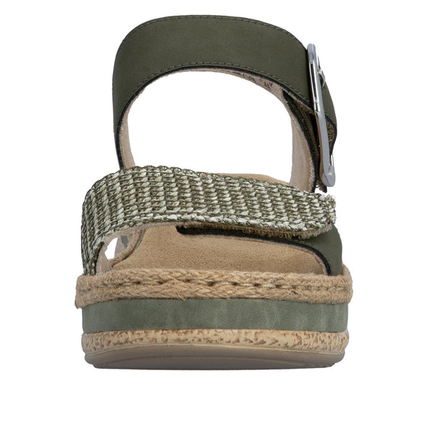 Rieker V0951-54 (Green) - Women's