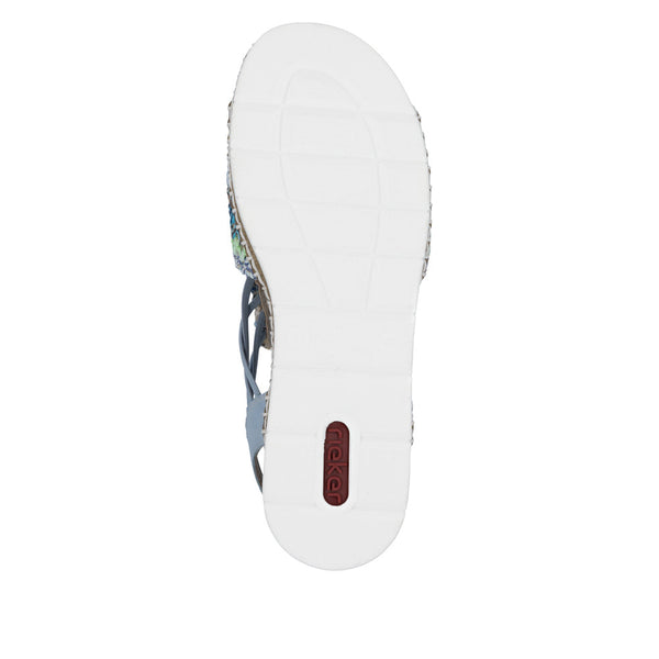 Rieker V1241-91 (Blue Multi) - Women's