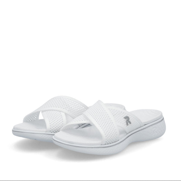 Rieker V2105-80 (White) - Women's