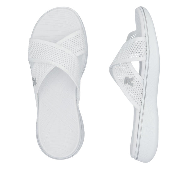 Rieker V2105-80 (White) - Women's
