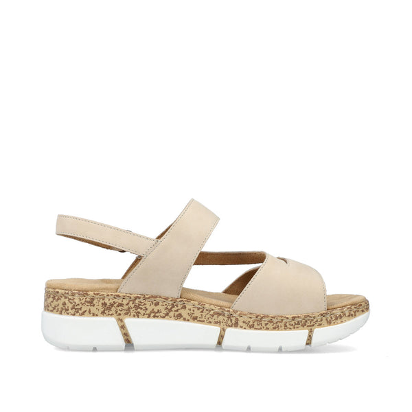 Rieker V2366-60 (Beige) - Women's