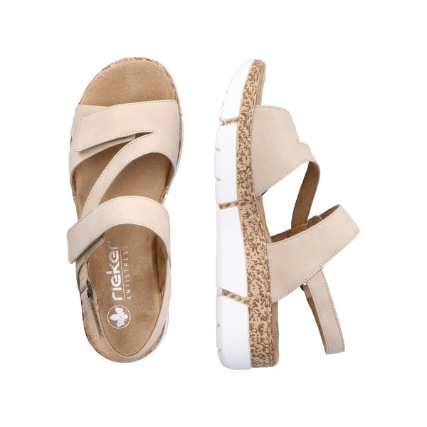 Rieker V2366-60 (Beige) - Women's