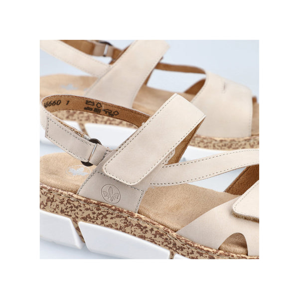Rieker V2366-60 (Beige) - Women's