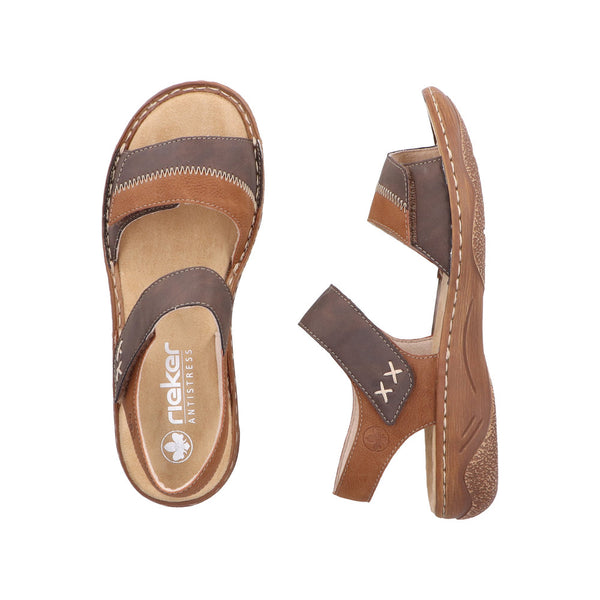 Rieker V2860-24 (Brown) - Women's