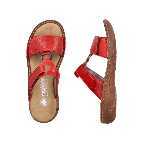 Rieker V2885-33 (Red) - Women's