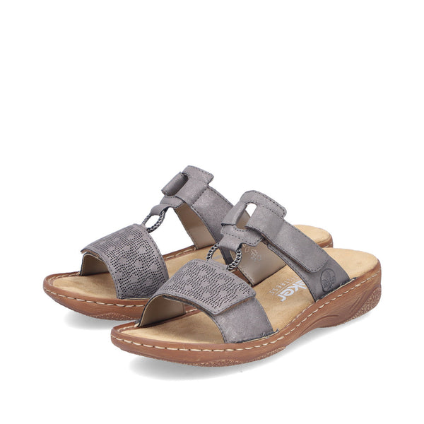 Rieker V2885-42 (Grey) - Women's