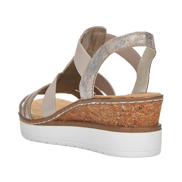 Rieker V3822-90 (Grey) - Women's