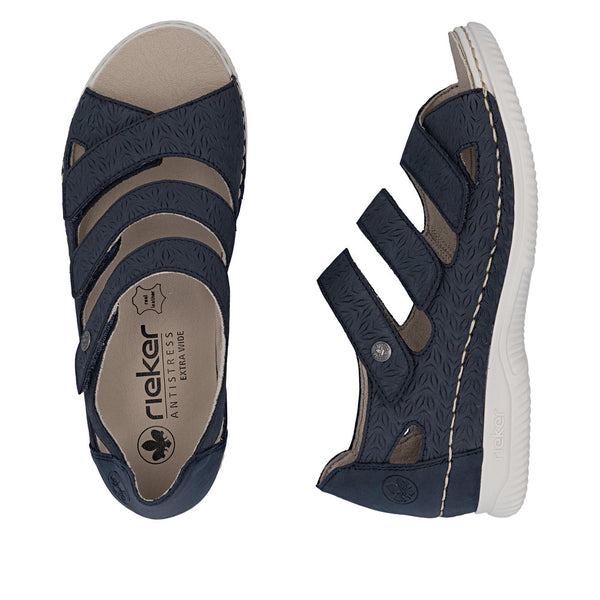Rieker V7451-14 (Navy) - Women's