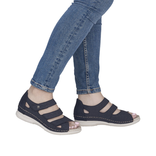 Rieker V7451-14 (Navy) - Women's