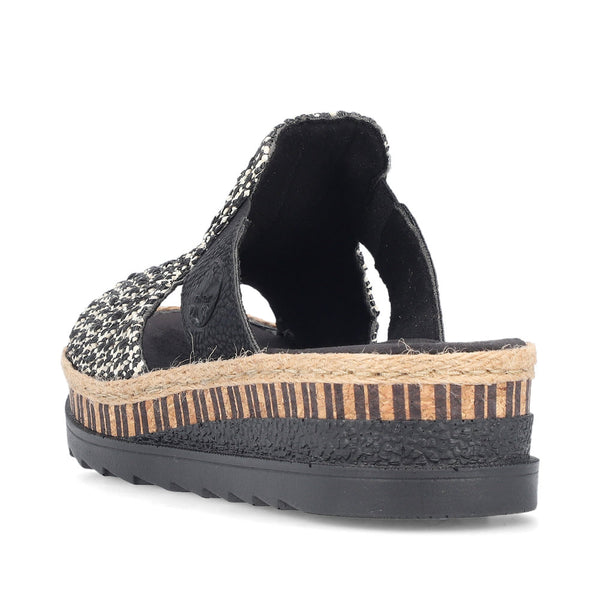 Rieker V7953-00 (Black Multi) - Women's