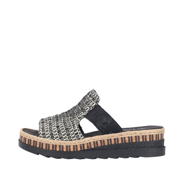 Rieker V7953-00 (Black Multi) - Women's