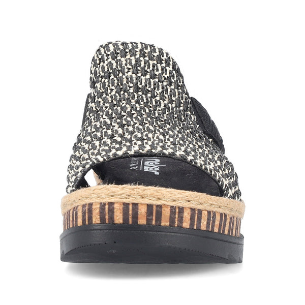 Rieker V7953-00 (Black Multi) - Women's