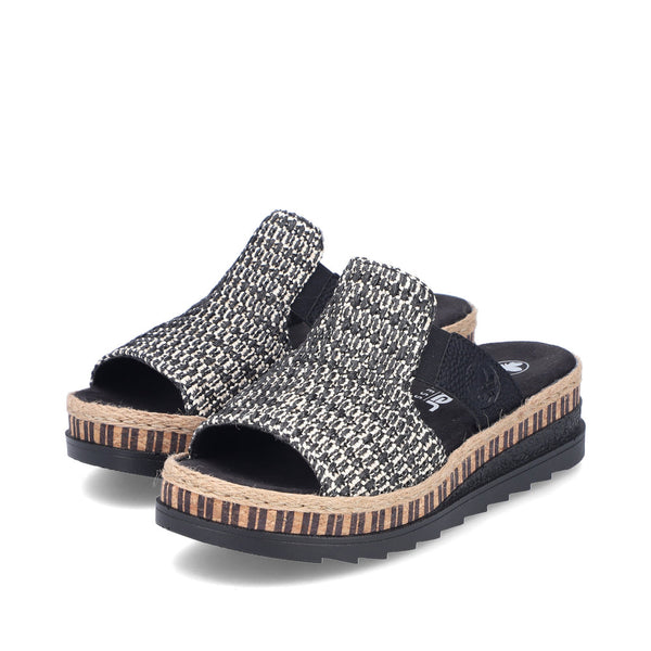 Rieker V7953-00 (Black Multi) - Women's