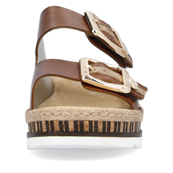 Rieker V7955-24 (Brown) - Women's