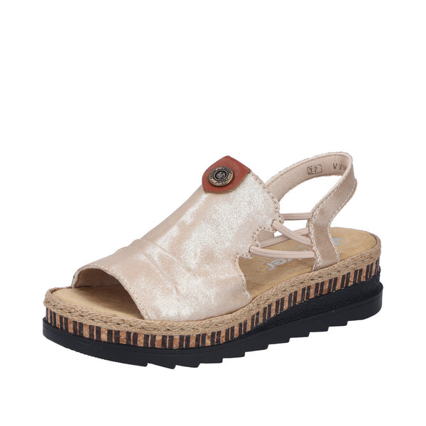 Rieker V7972-60 (Beige) - Women's