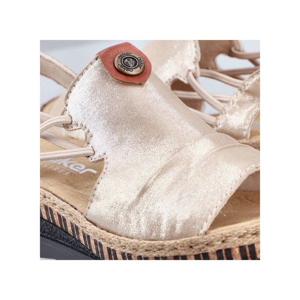 Rieker V7972-60 (Beige) - Women's