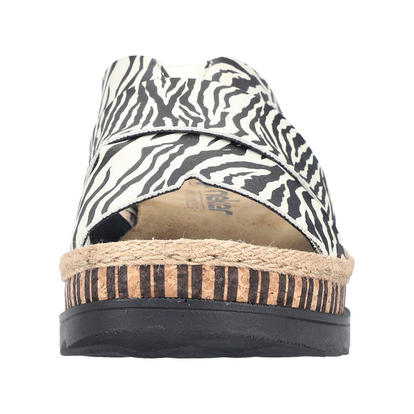 Rieker V7989-91 (Cream/Black) - Women's