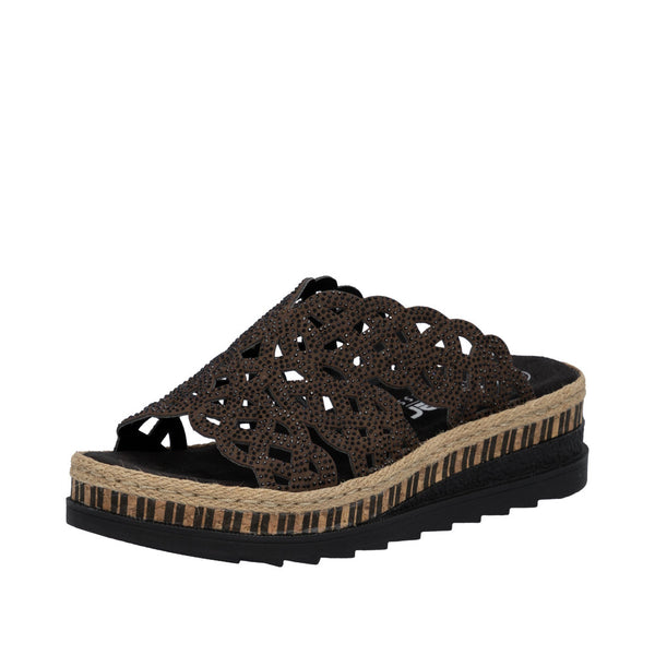 Rieker V7992-24 (Brown) - Women's