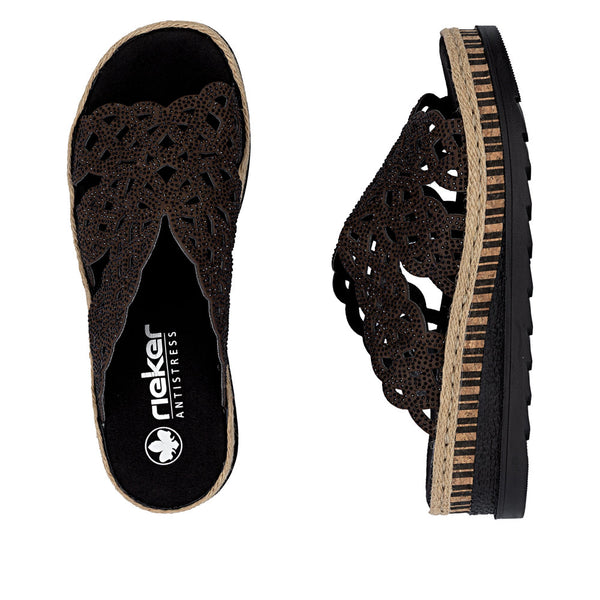 Rieker V7992-24 (Brown) - Women's