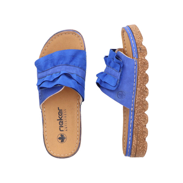 Rieker V8763-14 (Blue) - Women's