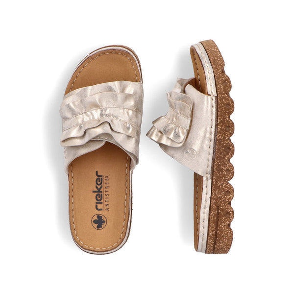 Rieker V8763-60 (Gold) - Women's