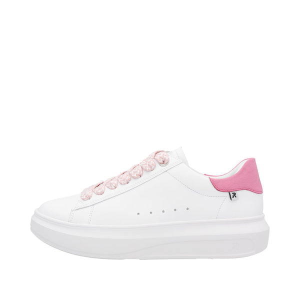 Rieker W1201-82 (White/Pink) - Women's