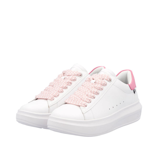 Rieker W1201-82 (White/Pink) - Women's