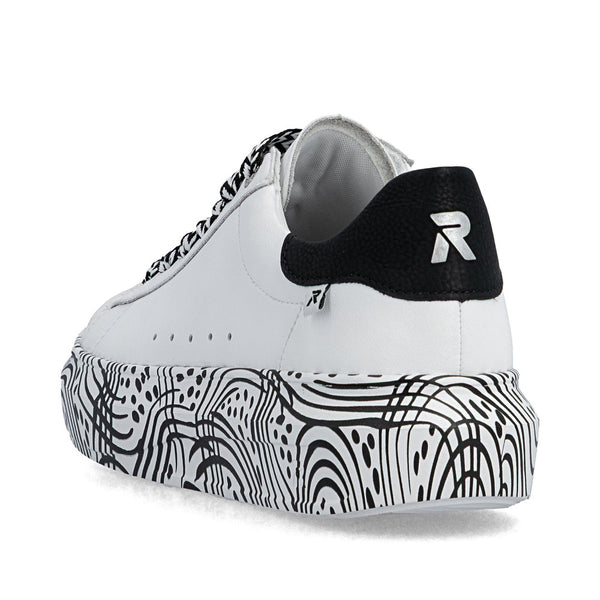 Rieker W1201-83 (White Multi) - Women's