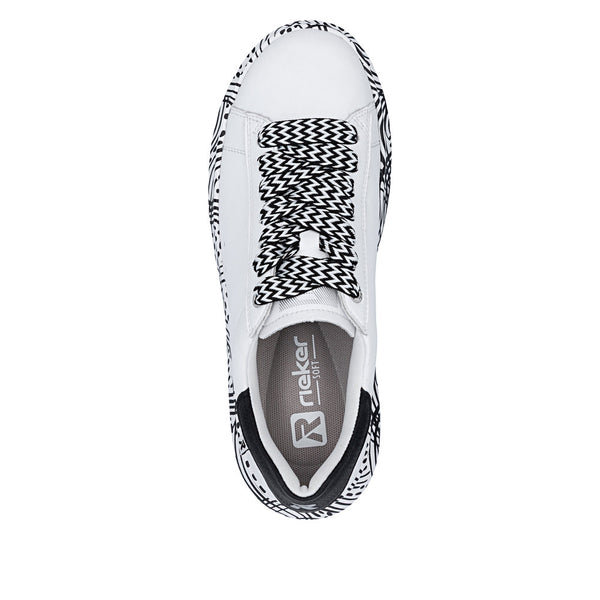 Rieker W1201-83 (White Multi) - Women's
