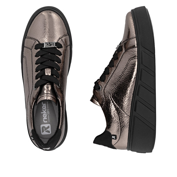 Rieker W2601-91 (Metallic) - Women's