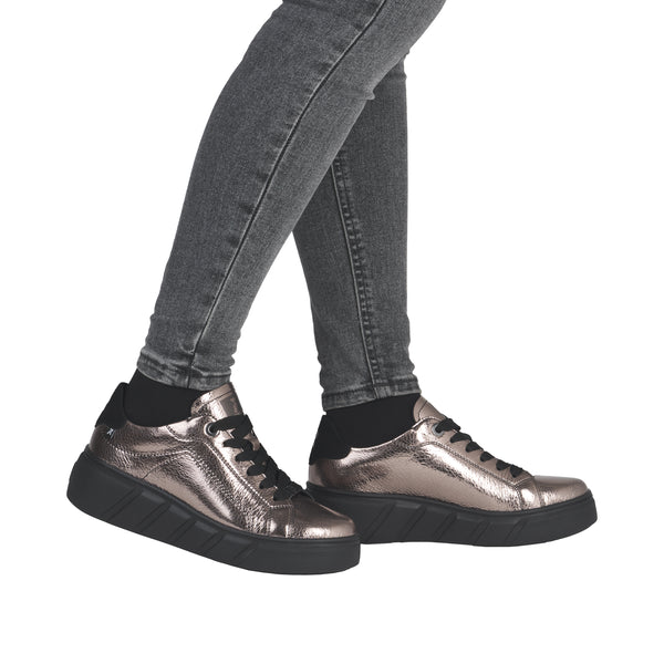 Rieker W2601-91 (Metallic) - Women's