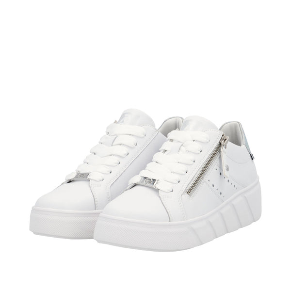 Rieker W2605-80 (White) - Women's
