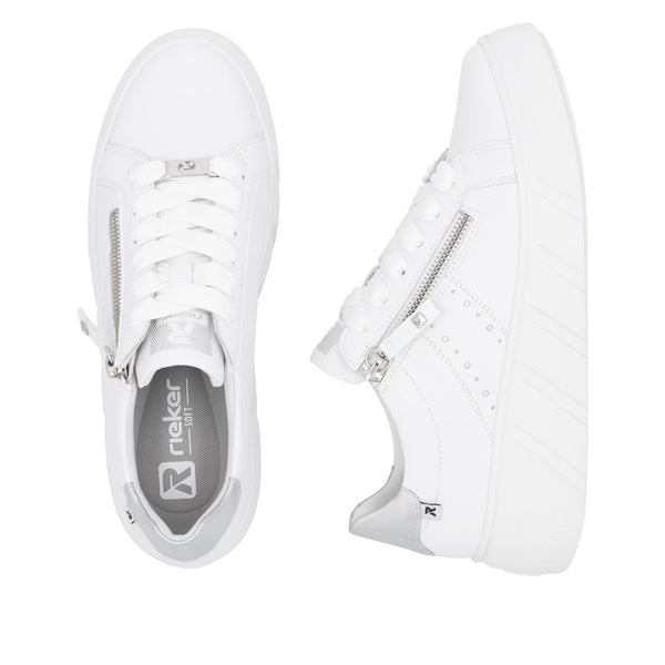 Rieker W2605-80 (White) - Women's