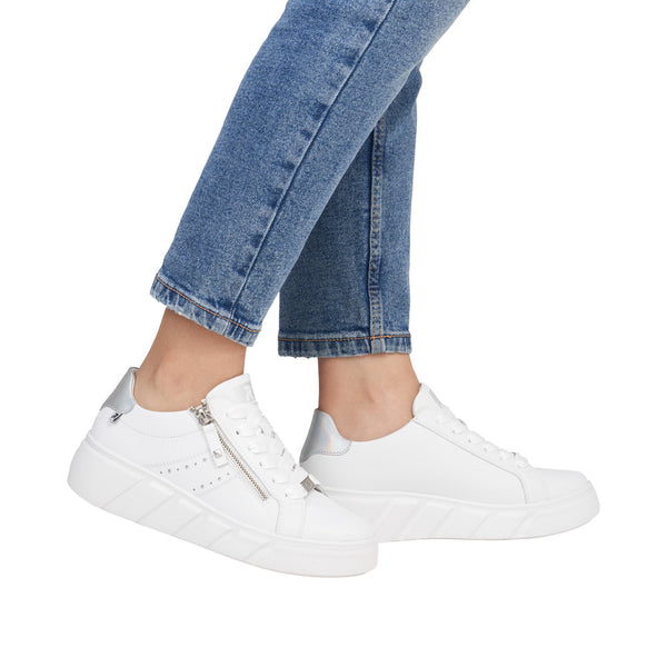 Rieker W2605-80 (White) - Women's