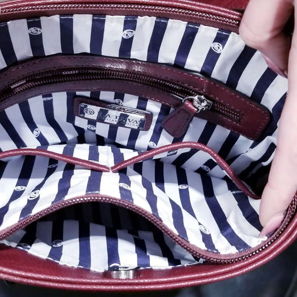 La Diva 43916STL Handbag (Navy) - Women's