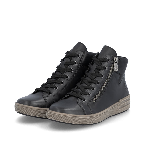Rieker X0709-01 (Black) - Women's