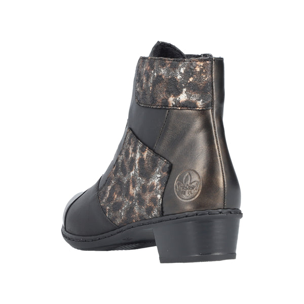 Rieker Y0764-00 (Black Multi) - Women's
