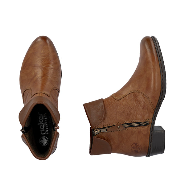 Rieker Y07A8-22 (Brown) - Women's
